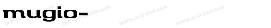 mugio字体转换