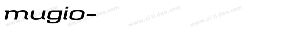 mugio字体转换