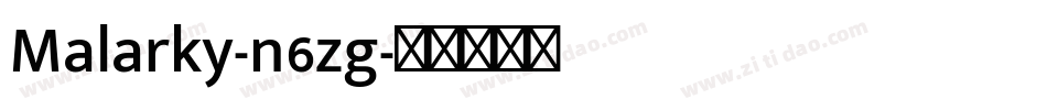 Malarky-n6zg字体转换