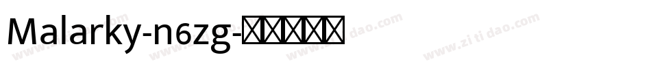 Malarky-n6zg字体转换