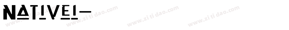 nativei字体转换