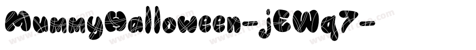 MummyHalloween-jEWq7字体转换