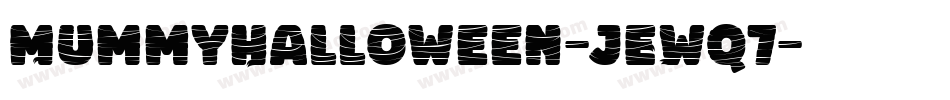 MummyHalloween-jEWq7字体转换