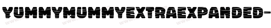 YummyMummyExtraExpanded-mdXG字体转换