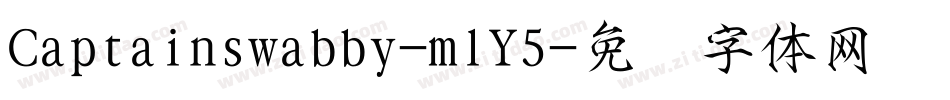 Captainswabby-mlY5字体转换