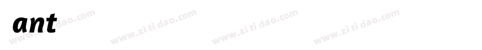 Rant字体转换