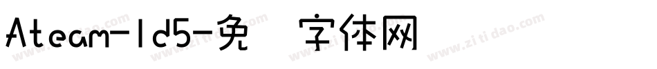 Ateam-ld5字体转换