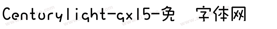 Centurylight-gxl5字体转换