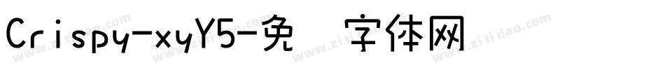 Crispy-xyY5字体转换