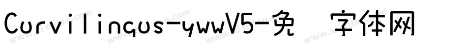 Curvilingus-ywwV5字体转换