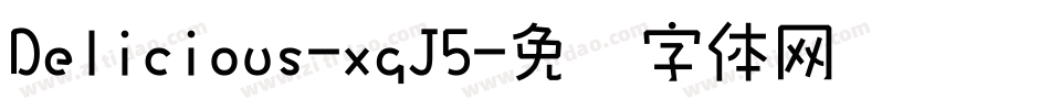 Delicious-xgJ5字体转换