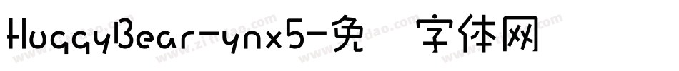 HuggyBear-ynx5字体转换