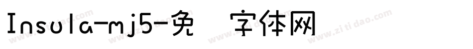 Insula-mj5字体转换