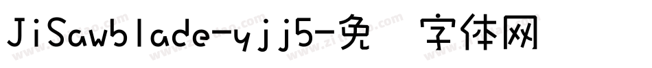 JiSawblade-yjj5字体转换