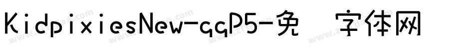 KidpixiesNew-ggP5字体转换