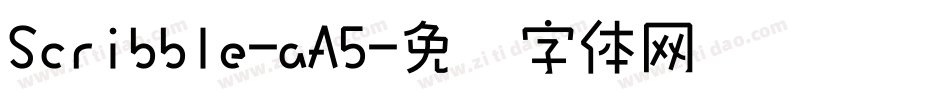 Scribble-aA5字体转换