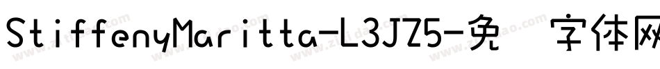 StiffenyMaritta-L3JZ5字体转换