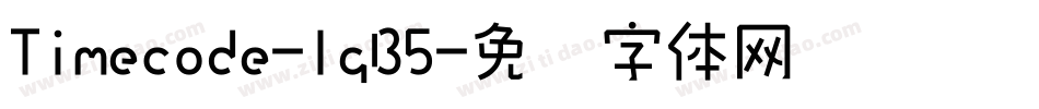 Timecode-lgB5字体转换