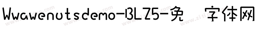 Wwawenutsdemo-BLZ5字体转换