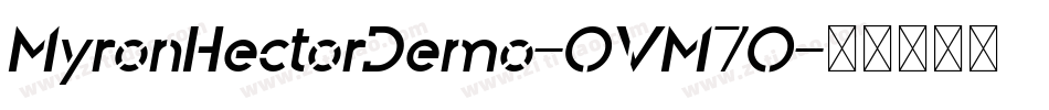 MyronHectorDemo-OVM7O字体转换