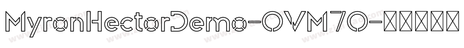 MyronHectorDemo-OVM7O字体转换