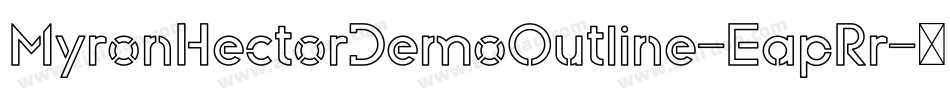 MyronHectorDemoOutline-EapRr字体转换