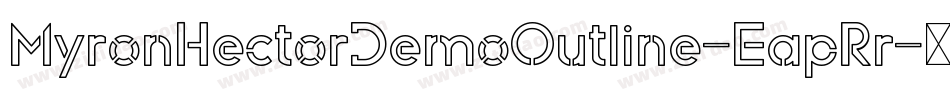 MyronHectorDemoOutline-EapRr字体转换
