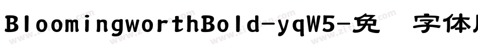 BloomingworthBold-yqW5字体转换
