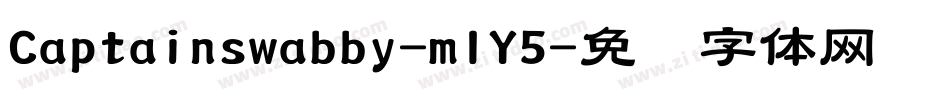 Captainswabby-mlY5字体转换