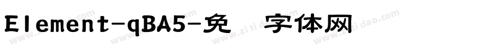 Element-qBA5字体转换