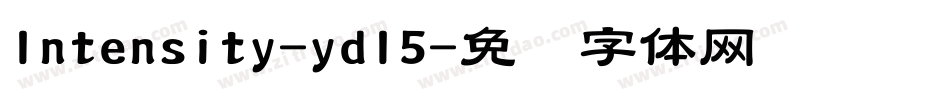 Intensity-ydl5字体转换