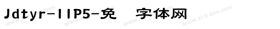 Jdtyr-llP5字体转换