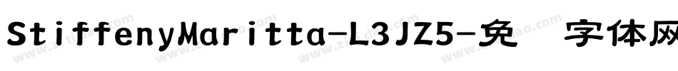 StiffenyMaritta-L3JZ5字体转换