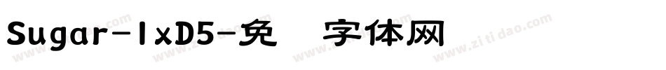 Sugar-lxD5字体转换