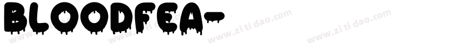 BLOODFEA字体转换