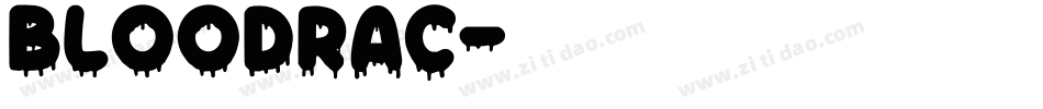 BLOODRAC字体转换