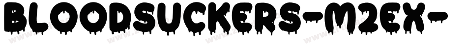 Bloodsuckers-m2ex字体转换