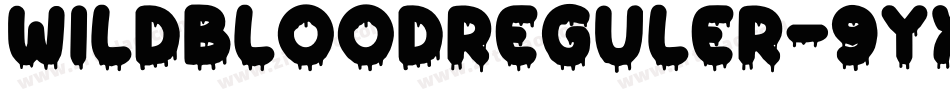 WildBloodReguler-9YXw2字体转换