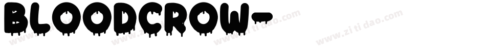 bloodcrow字体转换