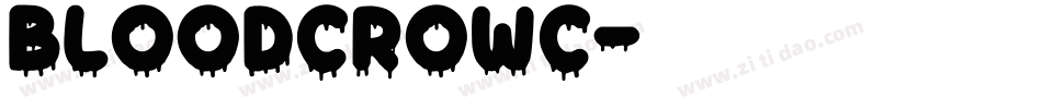bloodcrowc字体转换