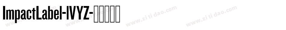 ImpactLabel-lVYZ字体转换