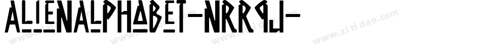AlienAlphabet-nRRqJ字体转换