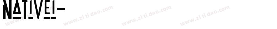nativei字体转换