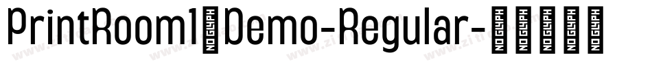 PrintRoom1_Demo-Regular字体转换