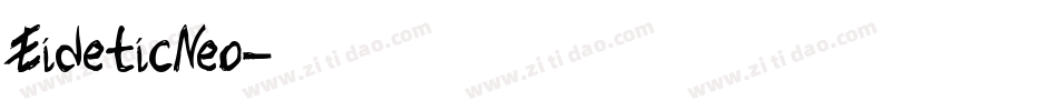 EideticNeo字体转换