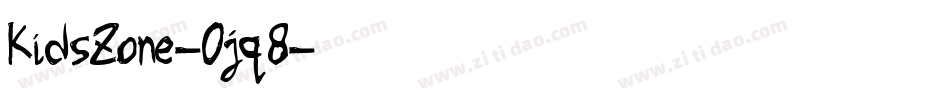 KidsZone-Ojq8字体转换