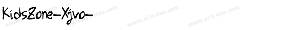 KidsZone-Xjvo字体转换