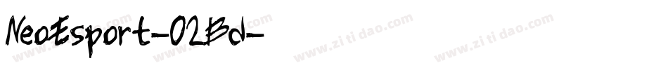NeoEsport-O2Bd字体转换