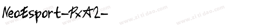 NeoEsport-PxA2字体转换