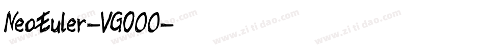 NeoEuler-VGO00字体转换